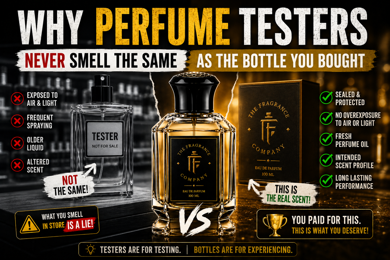Why Perfume Testers Never Smell the Same as the Bottle You Bought